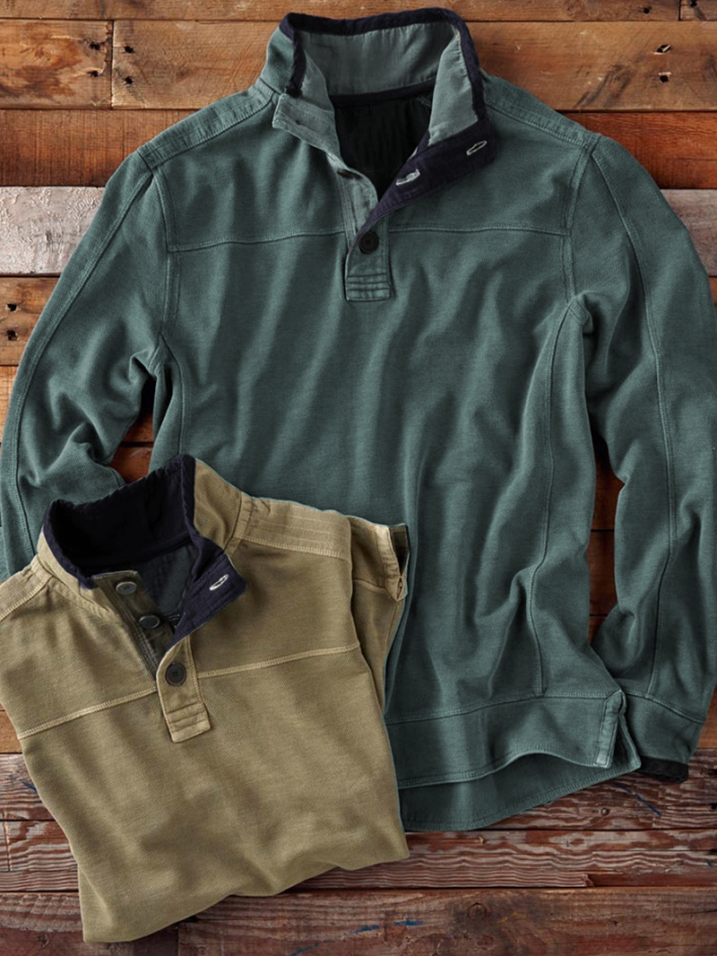 Men's simple casual pullover