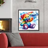 Diamond Painting-DIY Full Round Drill Cute Color Bear