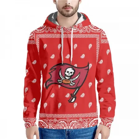 Men's Tampa Bay Buccaneers Red Pullover Hoodie BXPB