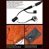 USB Rechargeable Heated Sleeping Bag Pad 3 Heat Levels 5 Heating Zones for Tent