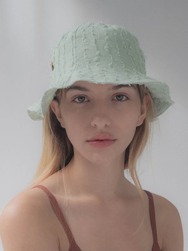 Fashion Sunscreen Solid Color Cotton Foldable Beach Hat