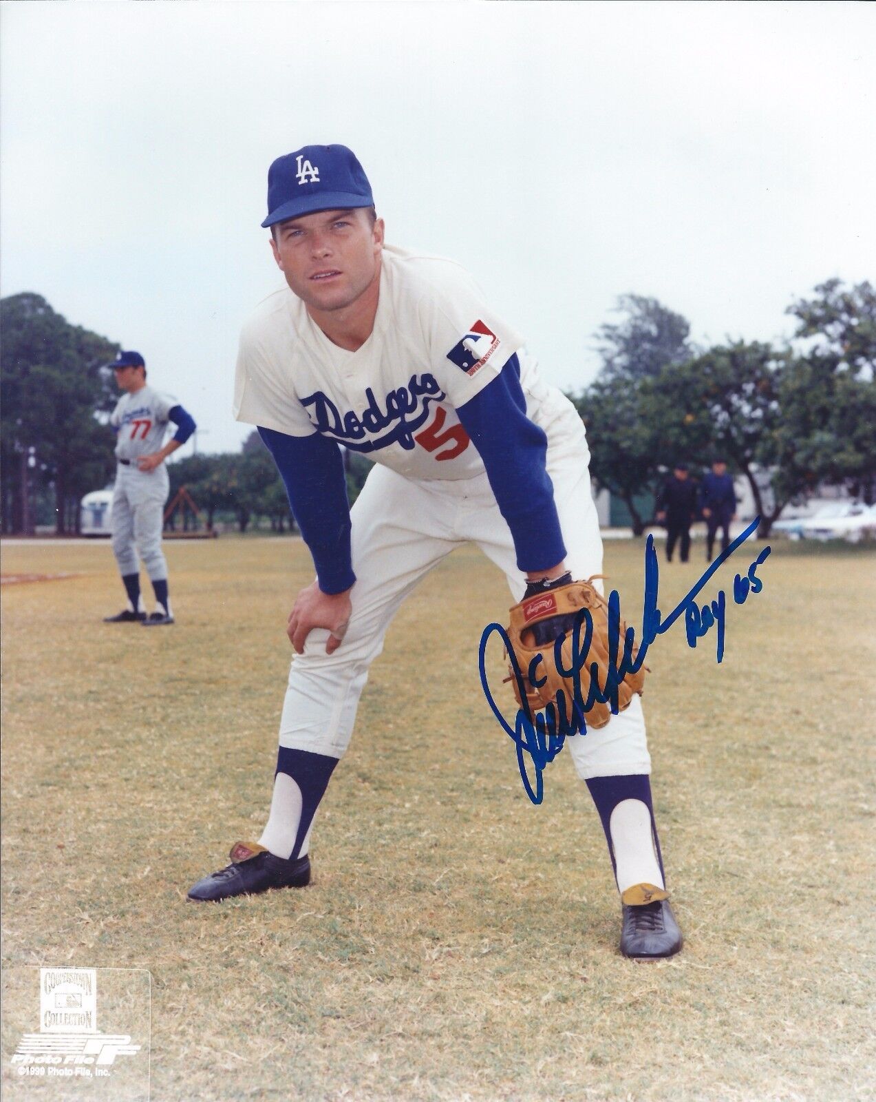 Signed 8x10 JIM LEFEBVRE ROY 65 Los Angeles Dodgers Autographed Photo Poster painting - COA