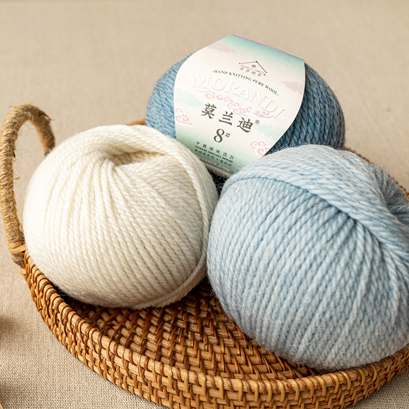 Susan's Morandi 8# Luxe Merino Wool Yarn for Handcrafted Scarves & Hats DIY