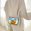 (US Local)Special Shape Sunflower Butterfly 5D DIY Diamond Painting Handbag for Art Craft