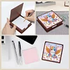 (US Local)Wooden 5D Diamond Painting Kit Note Box DIY Diamond Art Notepad Box (Cat Angel)