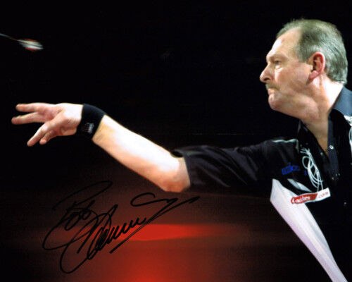 BOB ANDERSON Darts Player - Hand Signed 10x8 inch Photo Poster painting Authentic COA AFTAL RD