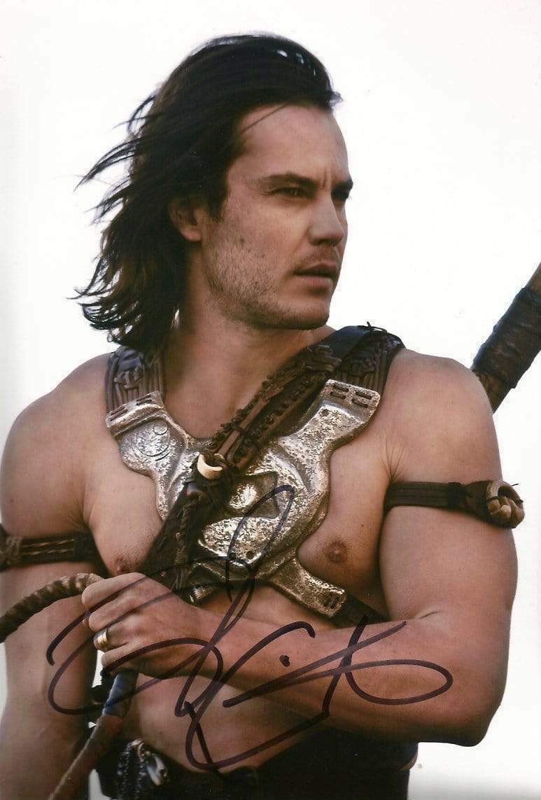 Taylor Kitsch ACTOR and MODEL autograph, In-Person signed Photo Poster painting