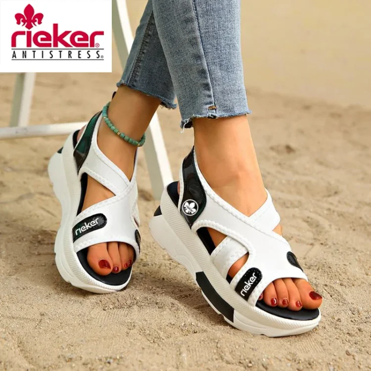 Nové sportovní sandály RIEKER@2025 na suchý zip
