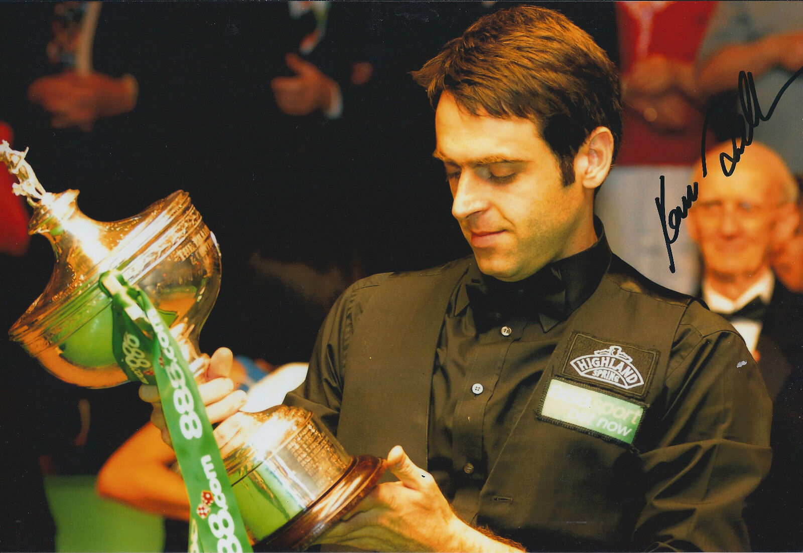 Ronnie O'SULLIVAN SIGNED 12x8 Photo Poster painting Autograph COA AFTAL Shanghai MASTERS Winner