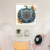 (US Only)Pumpkin Printed Cross Stitch Kit 40x40cm DIY 14CT Embroidery Craft Set Decor