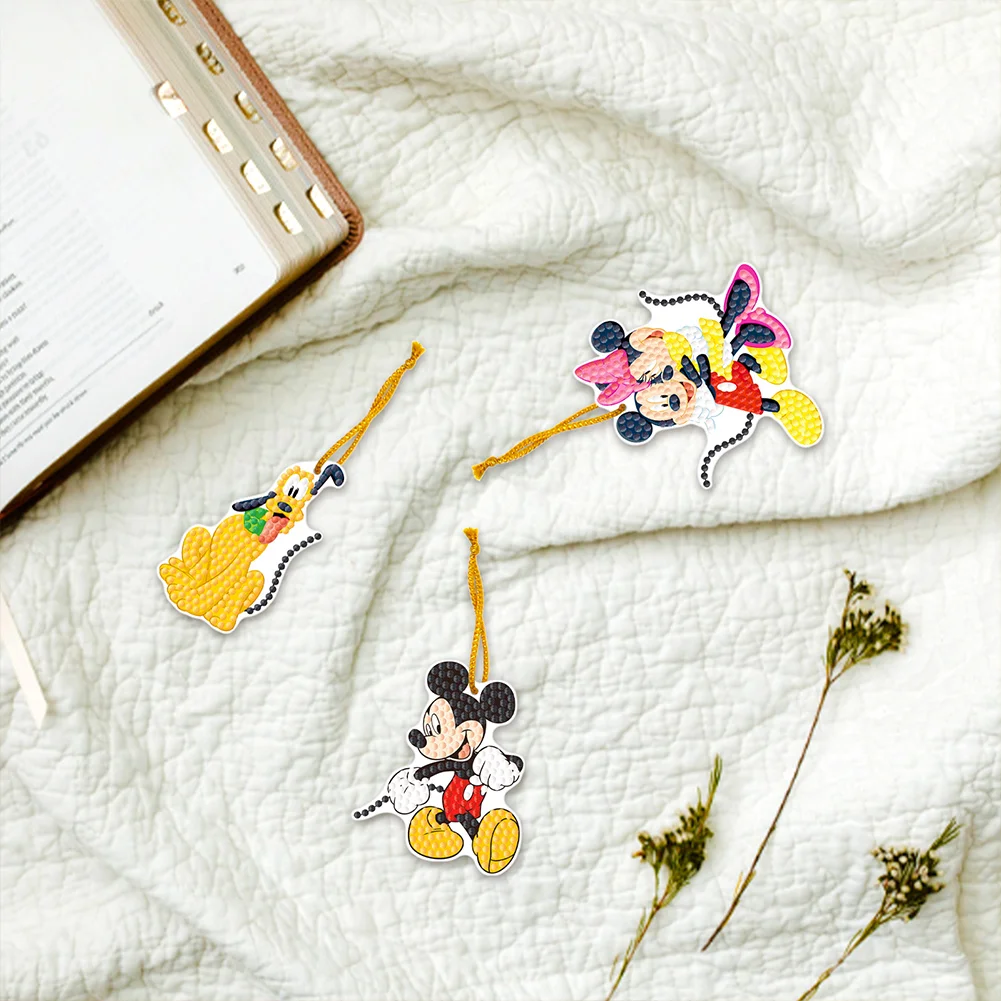 10pcs Disney Crystal Rhinestone Pendants Special Shaped Home Garden Decoration