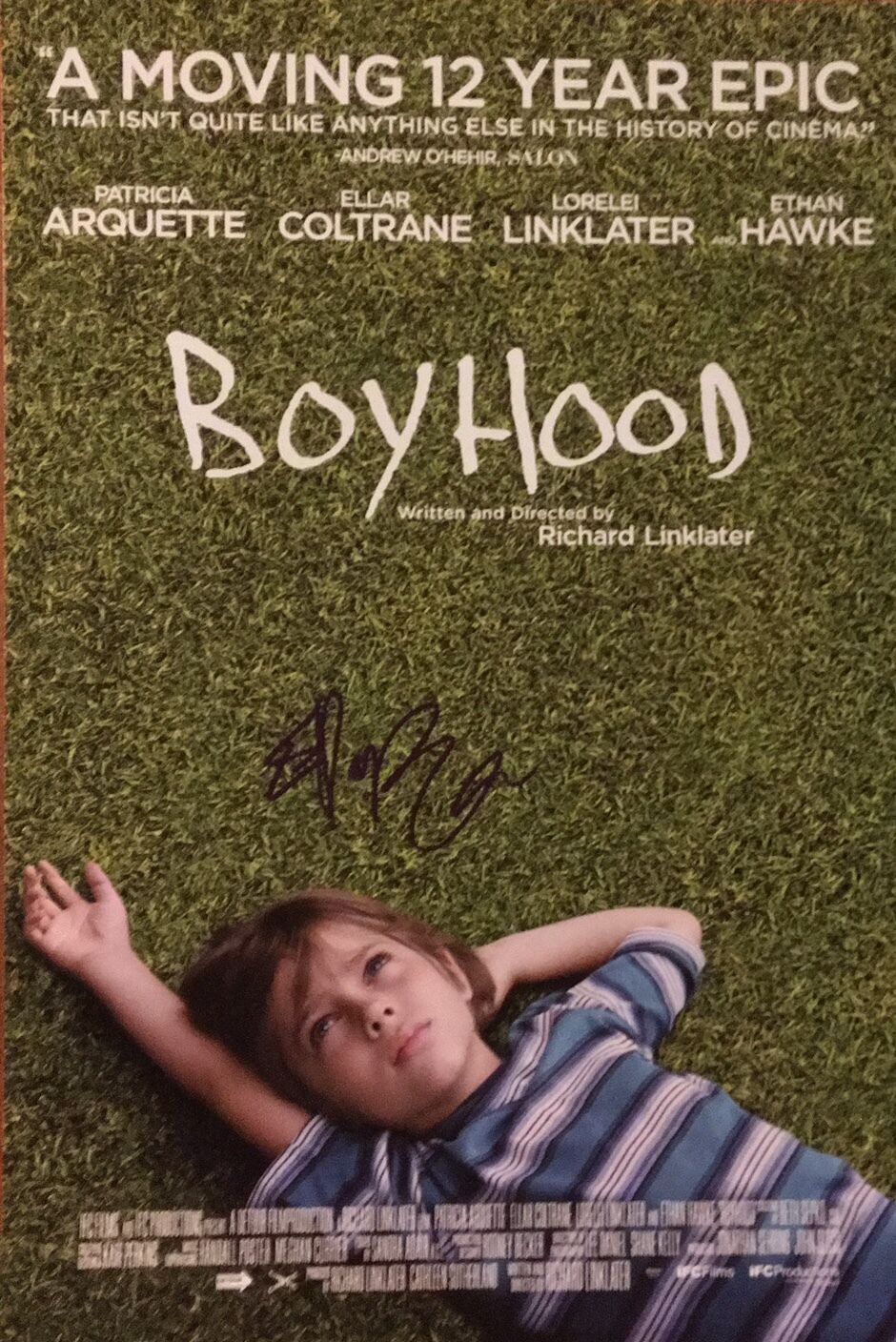 GFA Boyhood Movie * ELLAR COLTRANE * Signed 12x18 Photo Poster painting AD3 PROOF COA