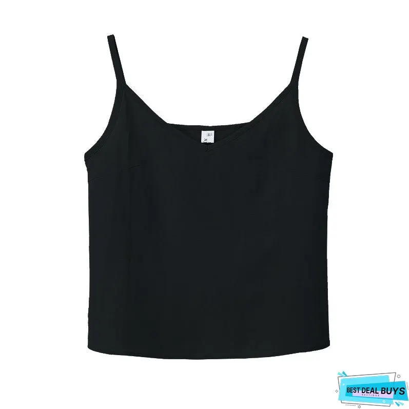 Women's Linen Sleeveless Summer Niche Loose-fitting Inner Tops