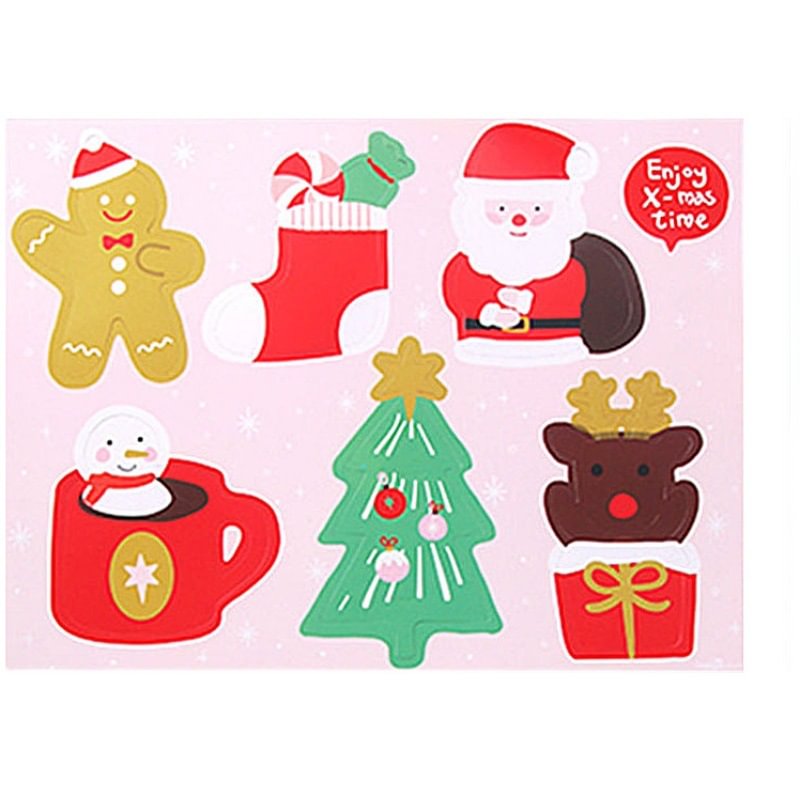 50pcs Lollypop Santa Claus Penguin Lollipop Sticks Christmas Decor | IFYHOME