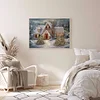 >SALE<Snow House 5D Diamond Painting Rhinestone Full Square Drill for Room Decoration