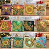 12pcs Sunflower Diamond Art Greeting Cards DIY 12 Pack with Envelopes