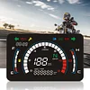 LED Digital Motorcycle Speedometer Adjustable Motorbike Dashboard Larger Board