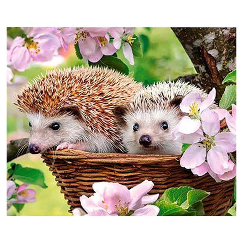 

30*35CM - Hedgehog - Round Drill Diamond Painting, 501 Original