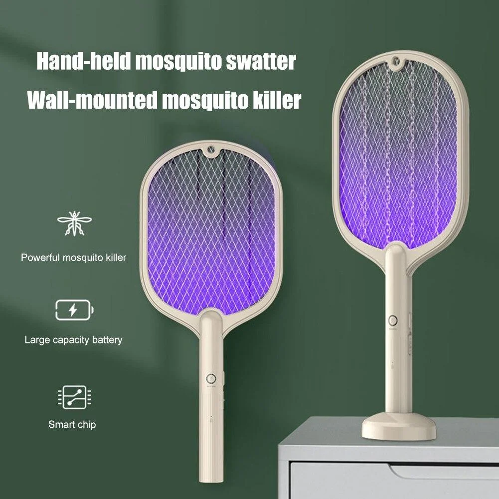 2 In 1 Usb Mosquito Racket Lamp