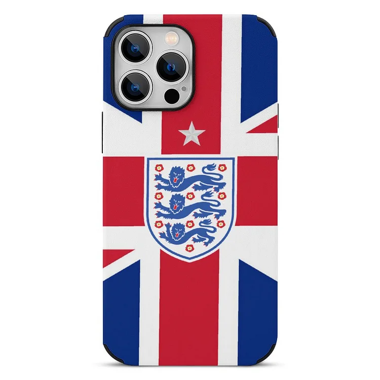 Angleterre Caen Cadre TPU Souple Phone Case Pour IPhone 13