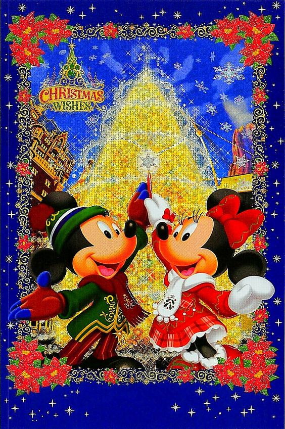 Christmas Mickey 40*50CM(Canvas) Full Round Drill Diamond Painting gbfke