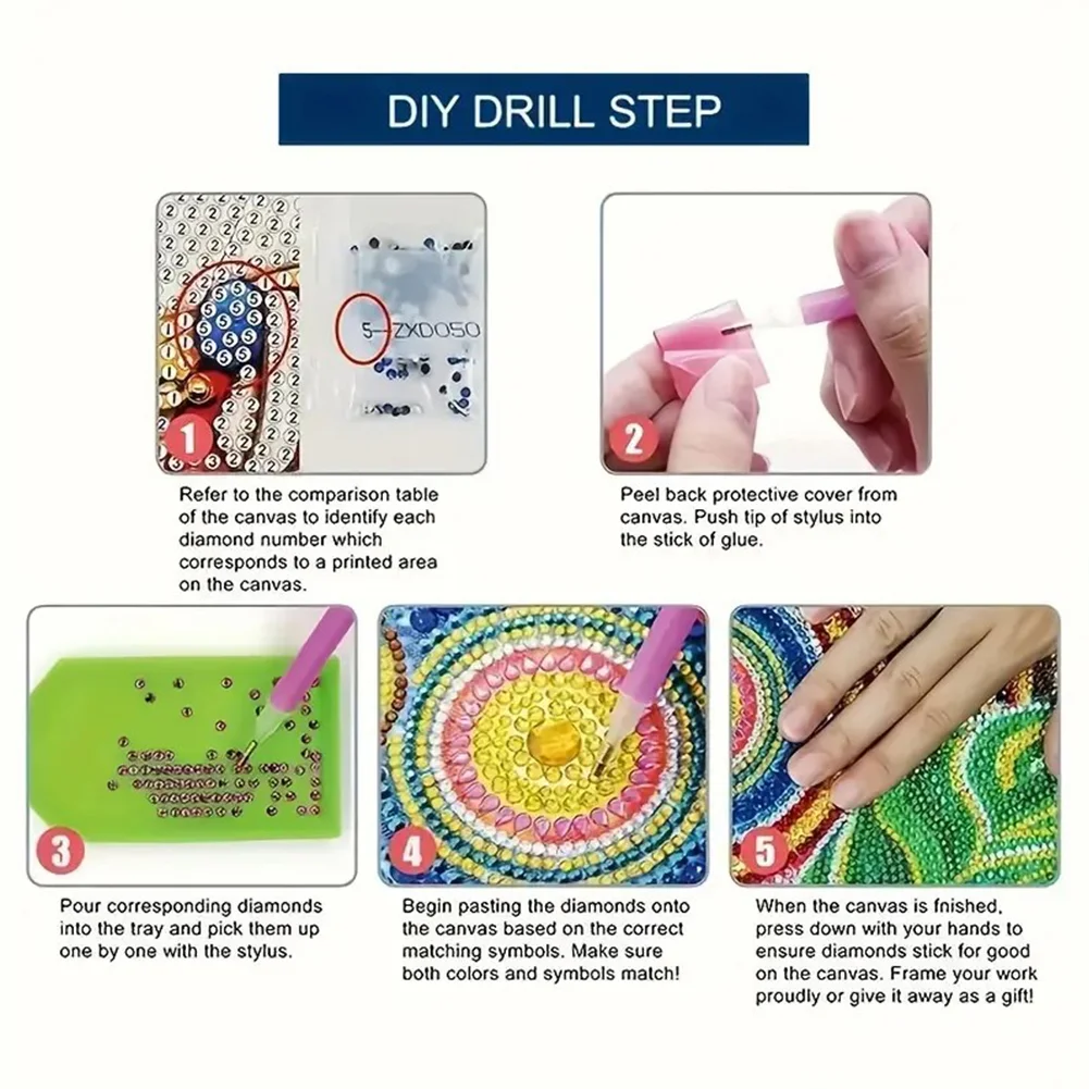 DIY Dolphin Special Shaped Diamond Painting Acrylic Pencil Holder Organizer