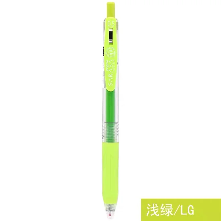 JOURNALSAY Zebra JJ15 SRASA Clip Series Color Press 0.5mm Gel Pen  Large-capacity Quick-drying Mark Journal Pen for School Supplies