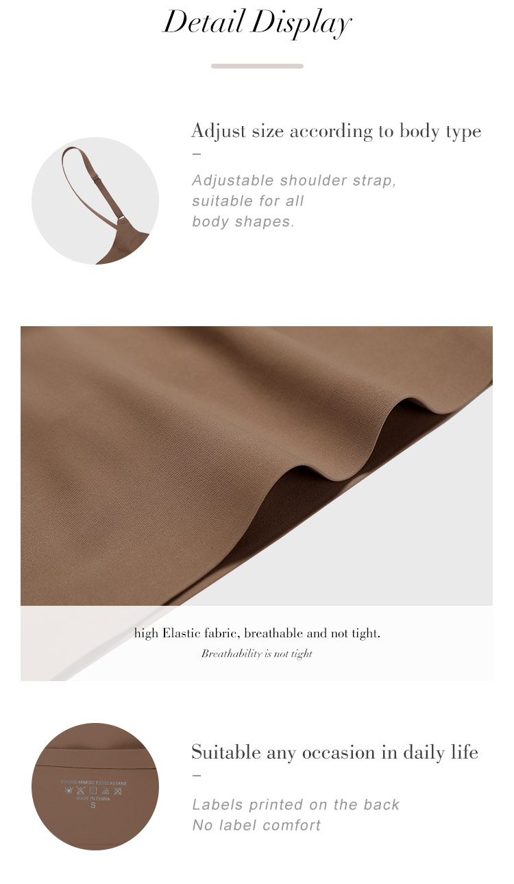 Likron Watches Seamless Wireless Bras and Thong Underwear Set for Women - Solid Color Ice Silk Comfort Lingerie