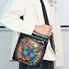 Flower Butterfly DIY Diamond Painting Shopper Bag Diamond Handmade Satchel Bag