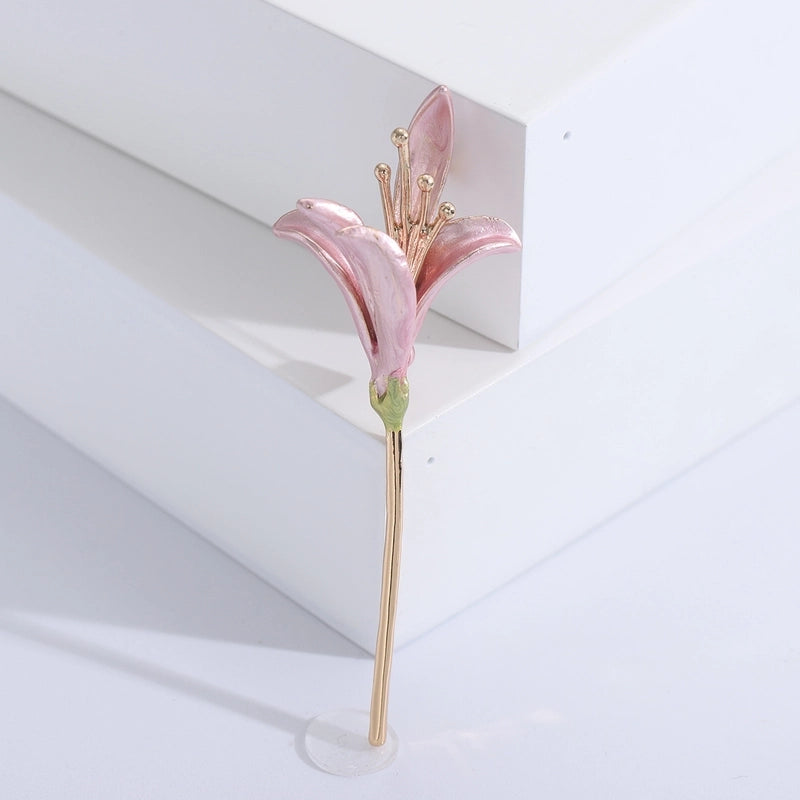 Pastoral Pin Flower Alloy Women’s Brooches