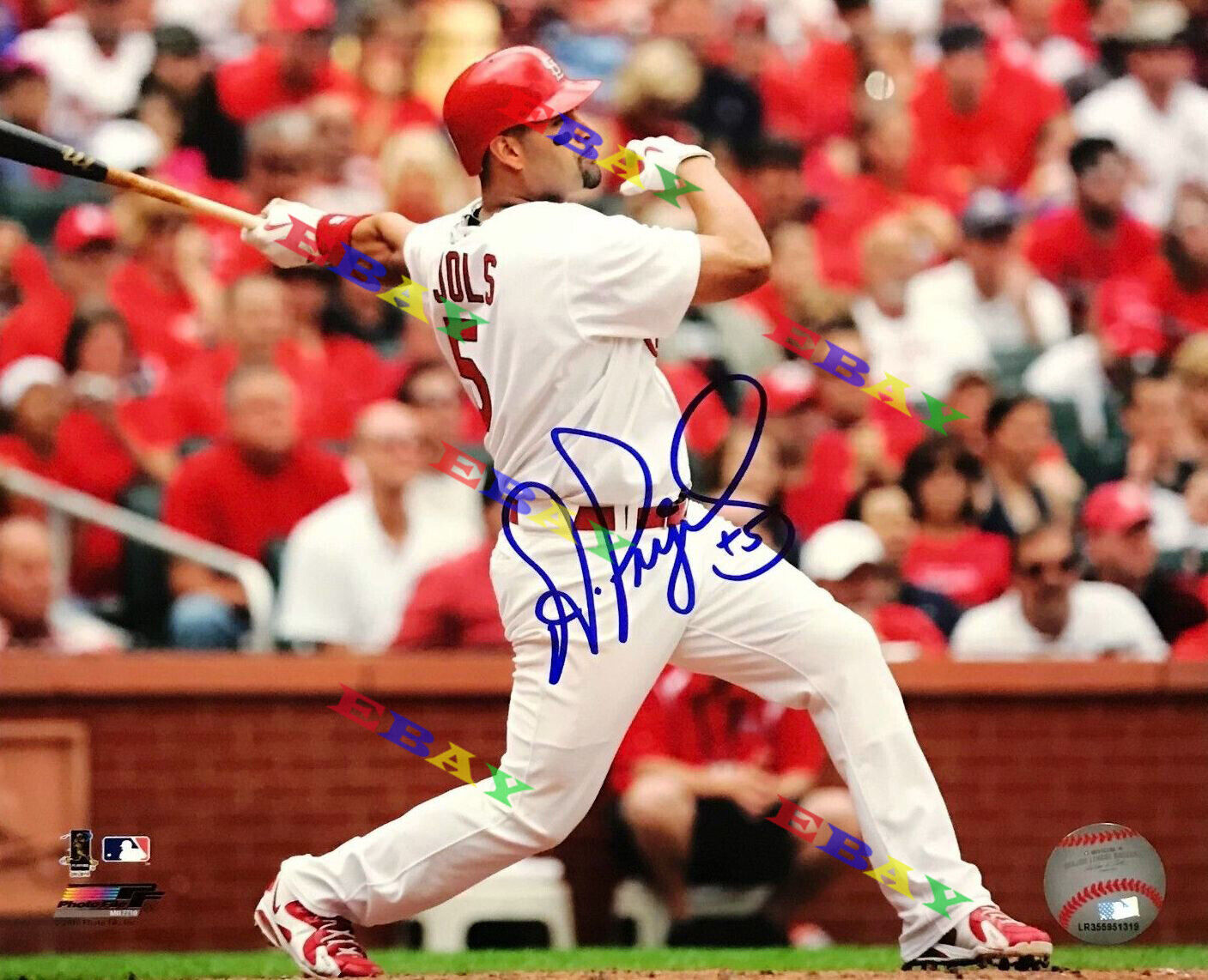 ALBERT PUJOLS ST. LOUIS CARDINALS Signed Autographed Signed 8x10 Photo Poster painting Reprint