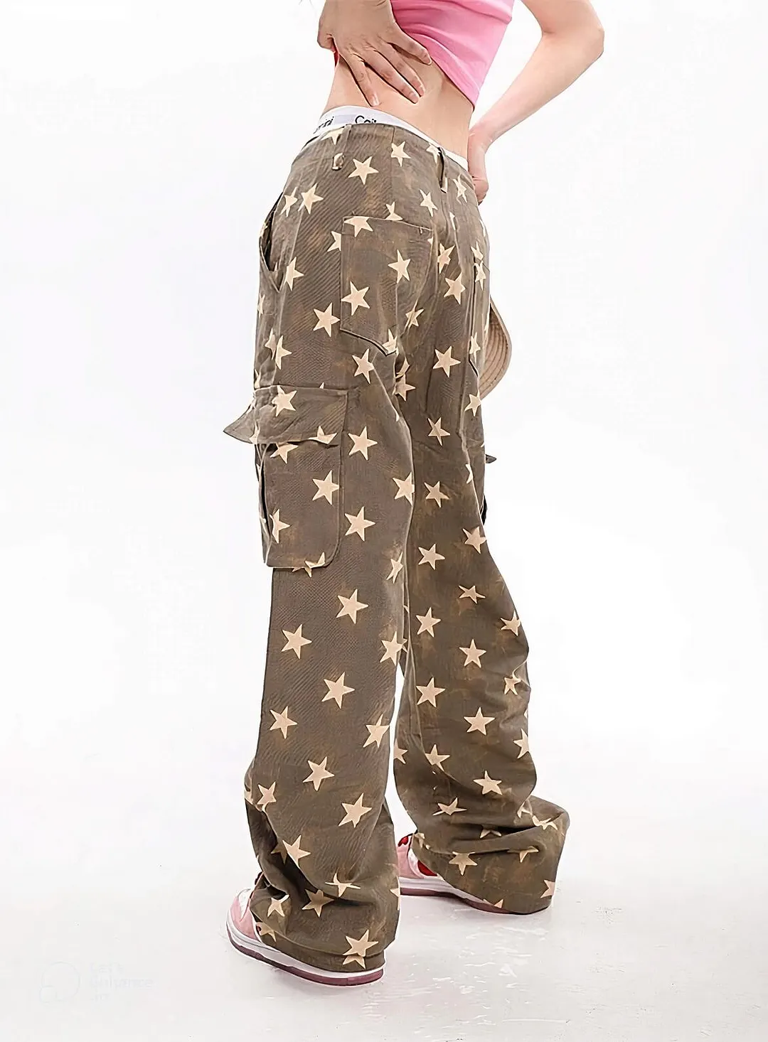 Brownm Star Low Rise Jeans
