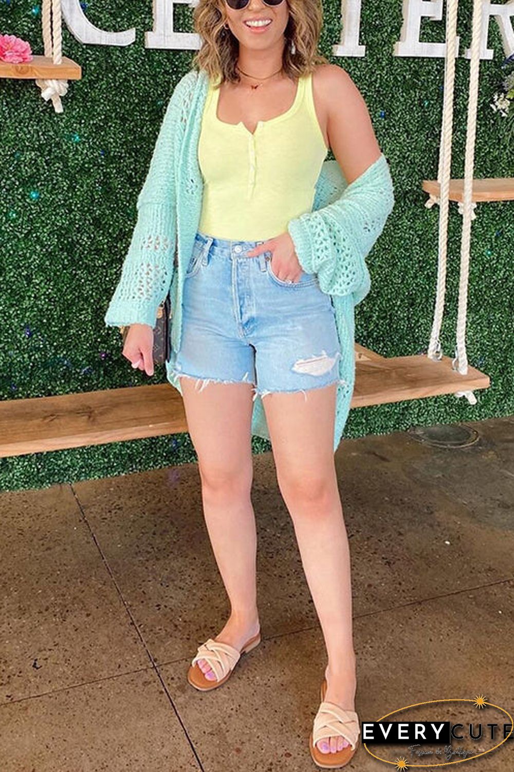 Crochet Knit Loose Cardigan