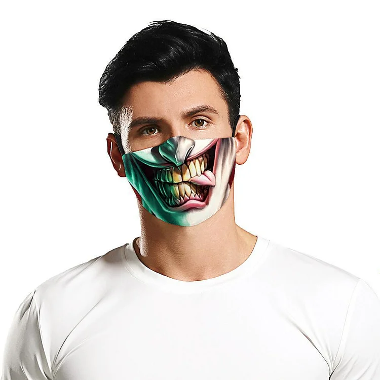 Halloween Realistic 3D Digital Printing Mask