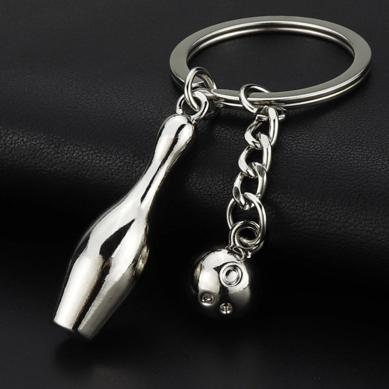 Fashion Football Alloy Unisex Bag Pendant Keychain 1 Piece