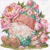 (US Only)Gnome Design DIY Bead Embroidery Kit 40x40cm 9CT Cross Stitch Kit for Home Decor