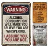 [US Local Warehouse]3PCS Beer Word - Vintage Metal Signs Set - 30*40cm