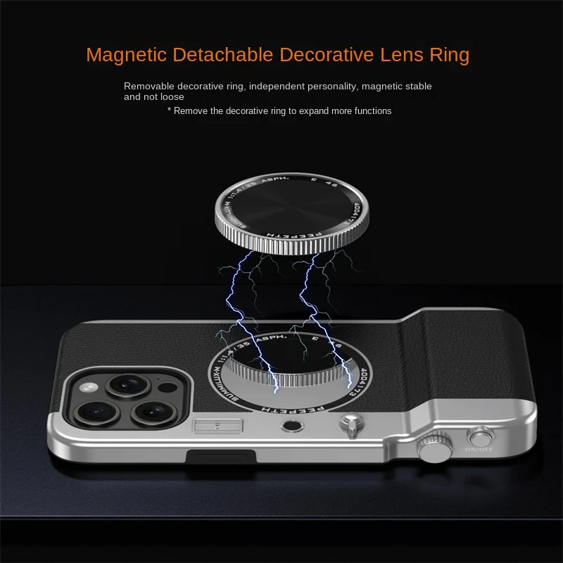 iPhone all-in-one camera photo-taking phone case