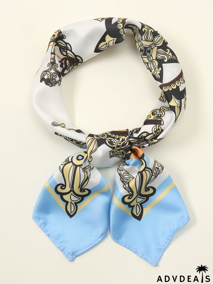 Chain Print Scarf