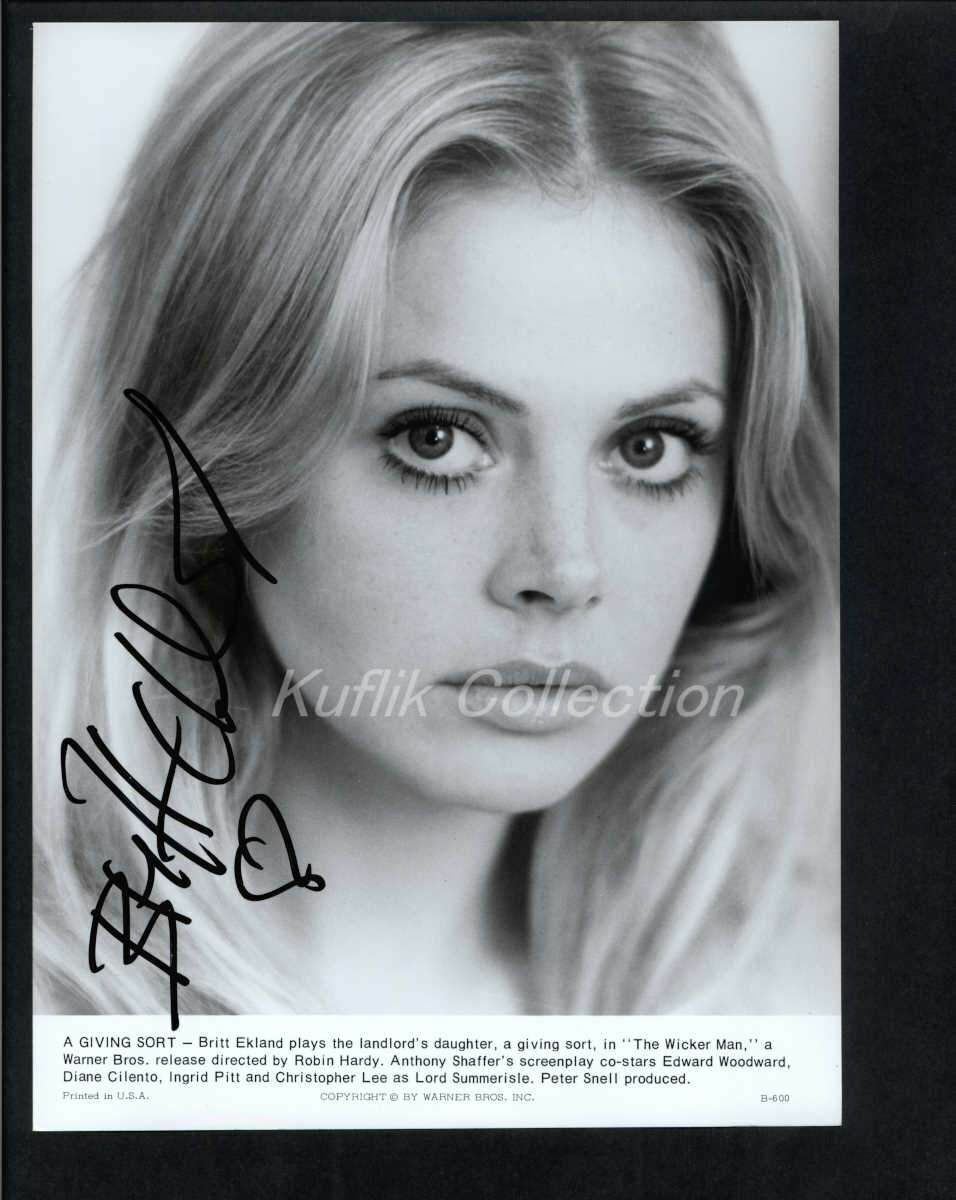 Britt Ekland - Signed Autograph Movie Still - Man w/Golden Gun