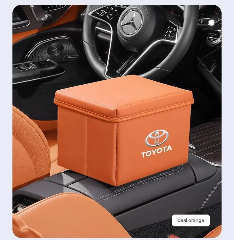 Car Leather Folding Storage Box
