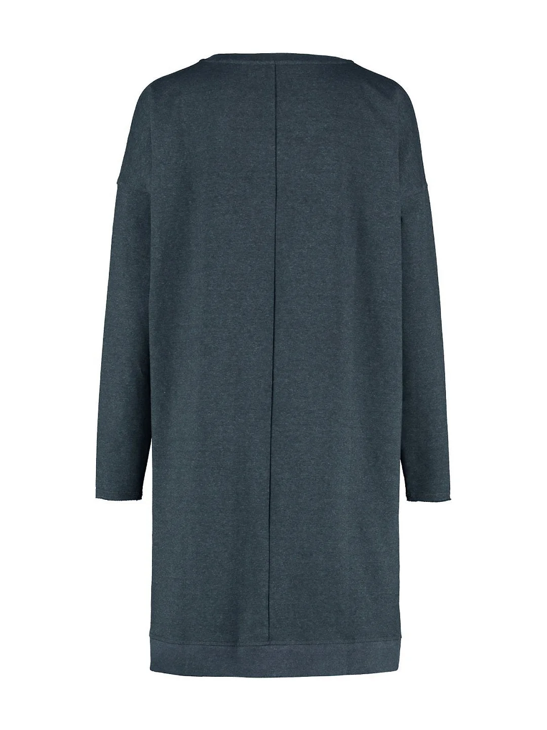 Long Sleeve Plain Pockets Casual Fall Dresses