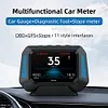 Universal Car HUD On-BD & GPS Dual System Head Up Display Digital Speedometer