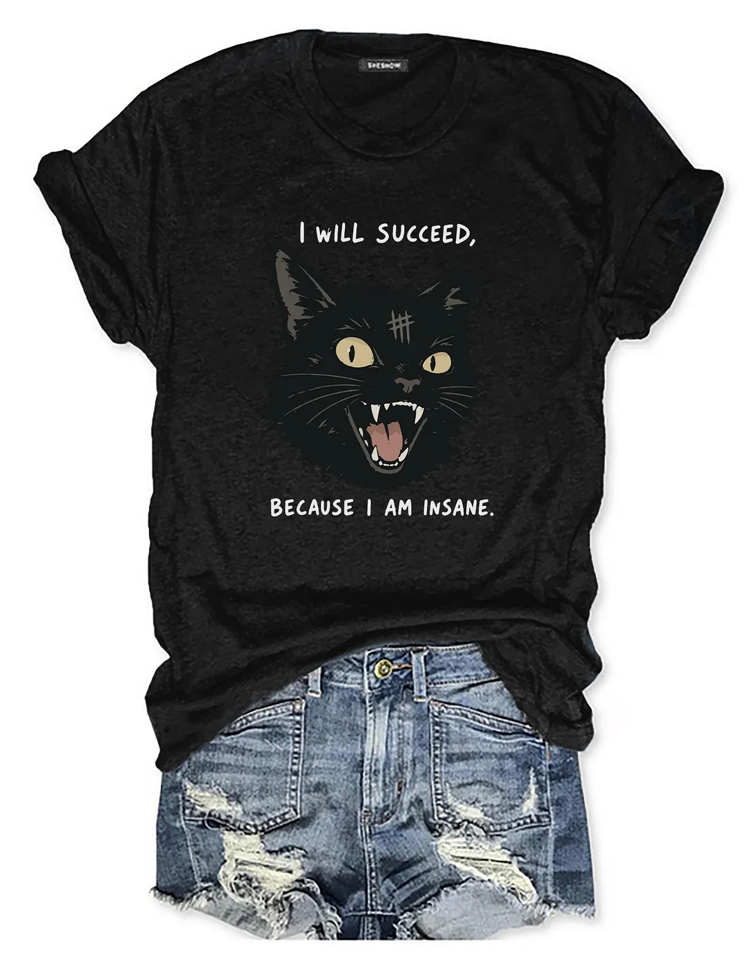 I Will Succeed Because I Am Insane T-shirt