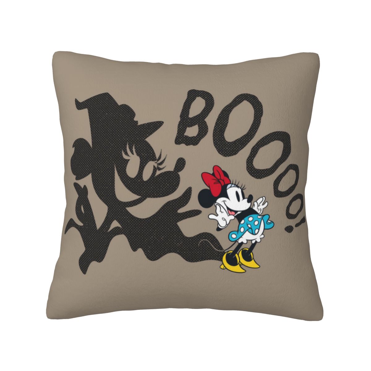 Halloween Minnie Mouse Boooo! Velvet Pillowcase for Home Decor