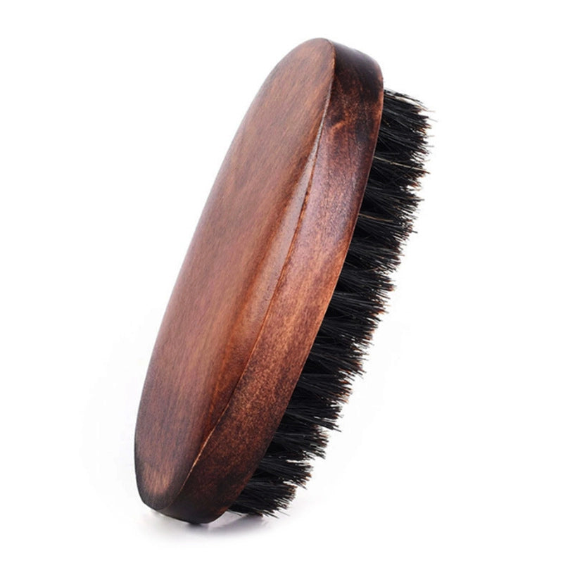 Manufacturer In Stock Special Offer Men’s Curved Beard Brush Facial Beard Brush Men’s Care Tools