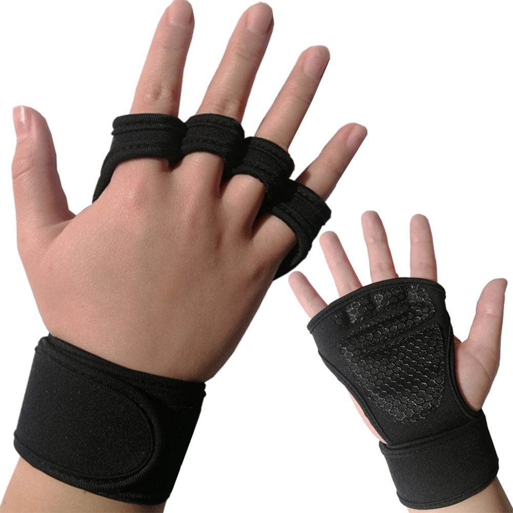 

Fitness Gloves Training Wrist Guards Half-Finger Deadlift Weighlifting, 501 Original