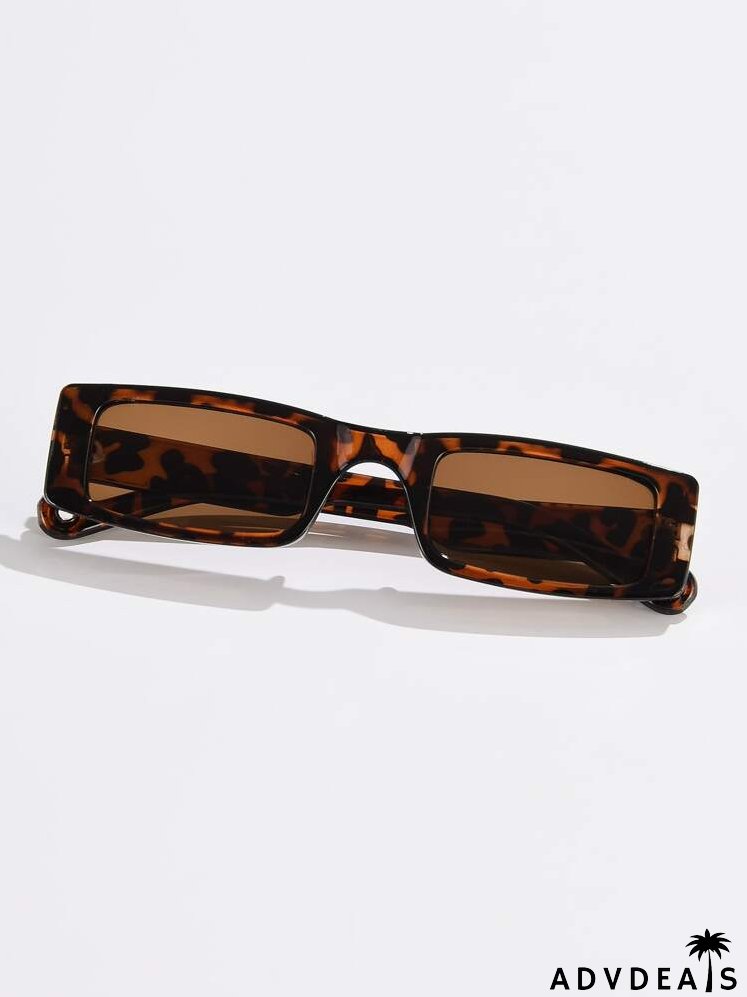 Square Frame Tinted Lens Sunglasses