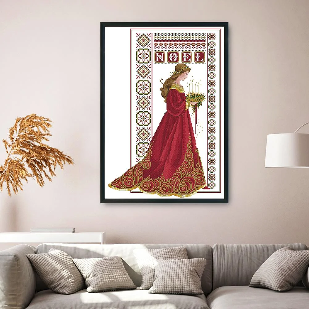 14ct Stamped Cross Stitch - Bride(41*53cm)
