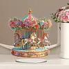 Carrousel acrylique - Ornement d&rsquo;artisanat 5d bricolage
